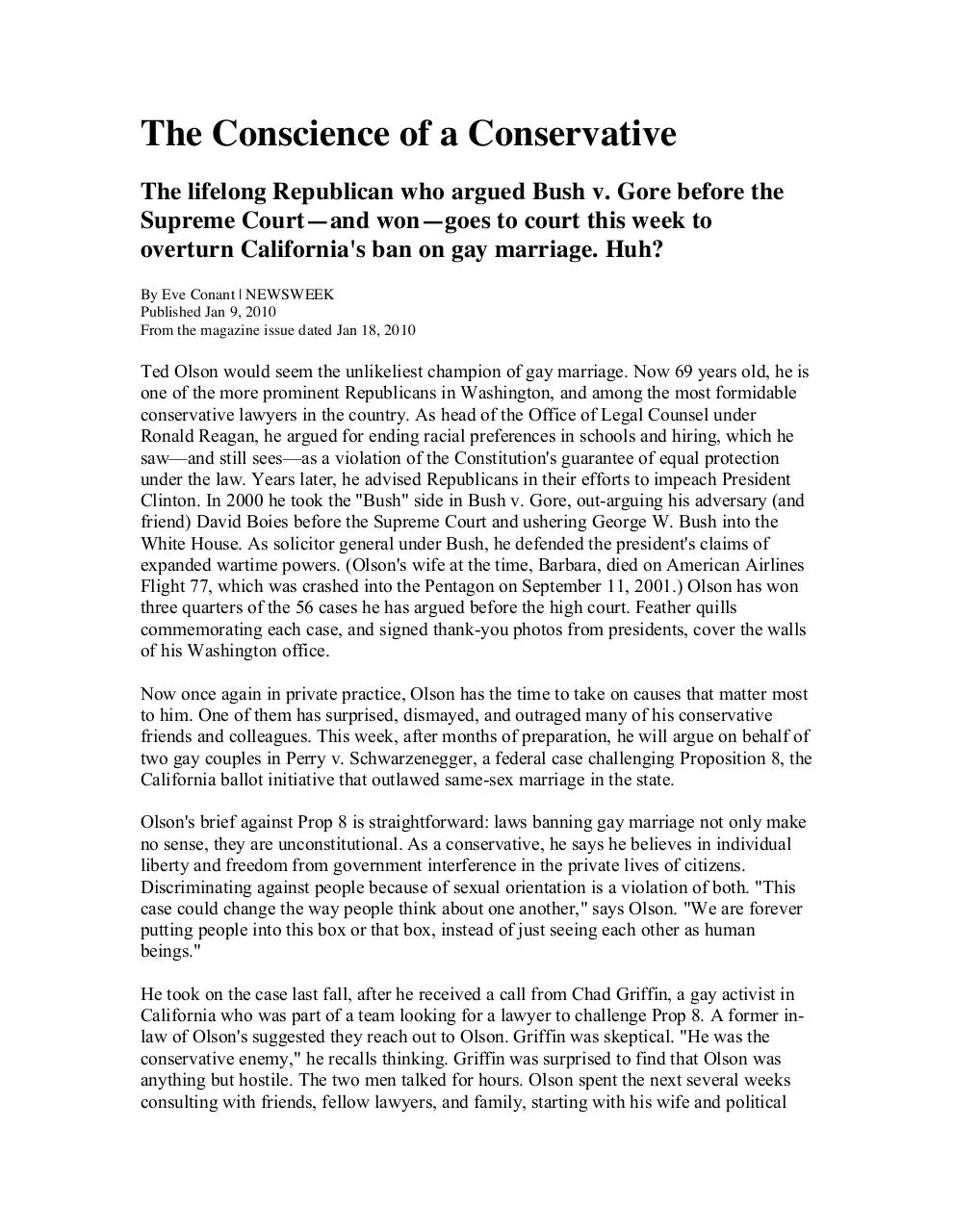 Page 1 of 8, Newsweek Articles