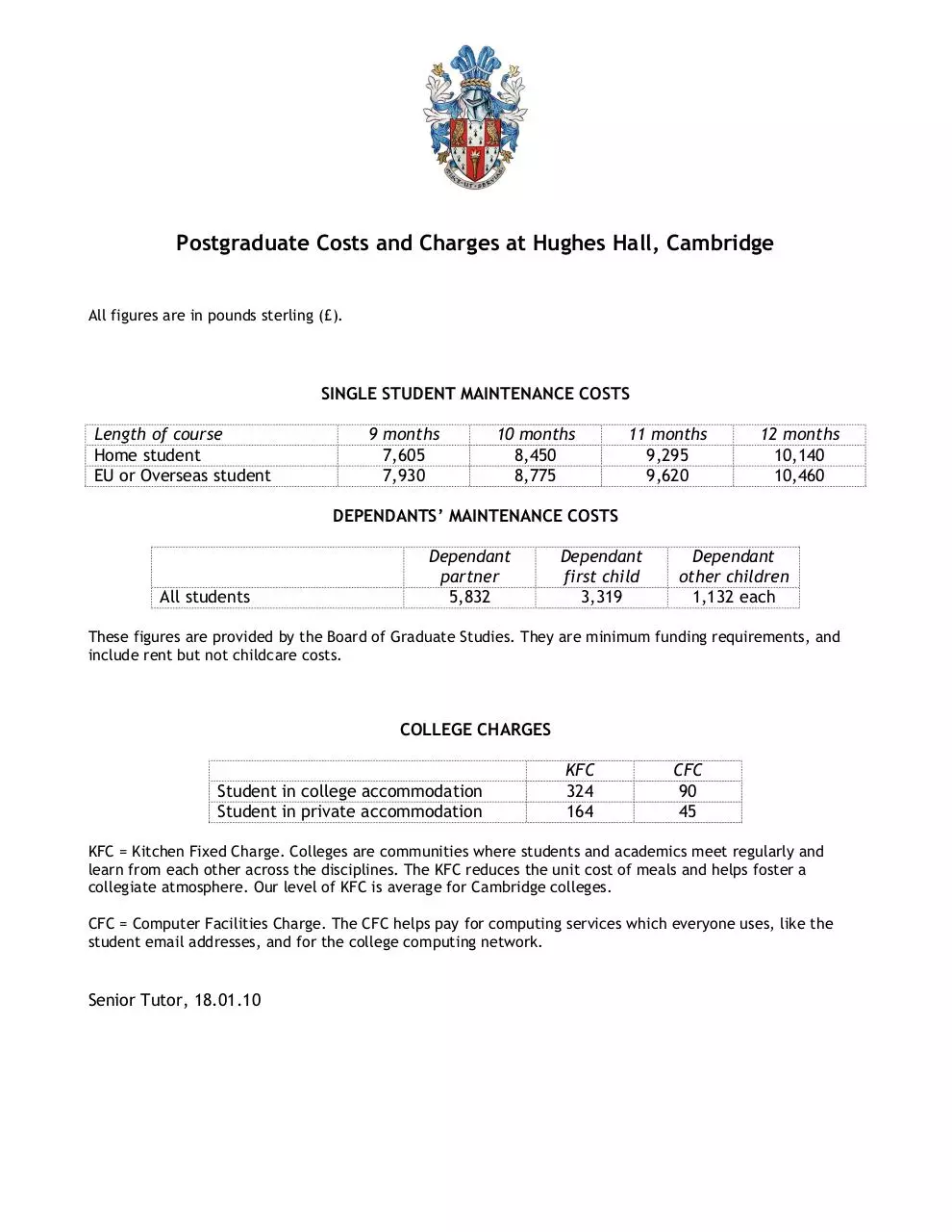 Page 1 of 1, 2010 PG Costs Charges.100118 (1)
