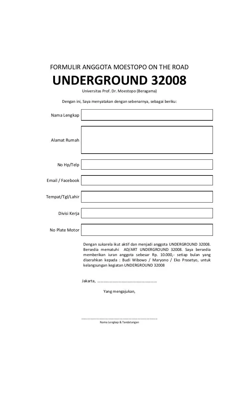 Page 1 of 1, formanggotaunderground