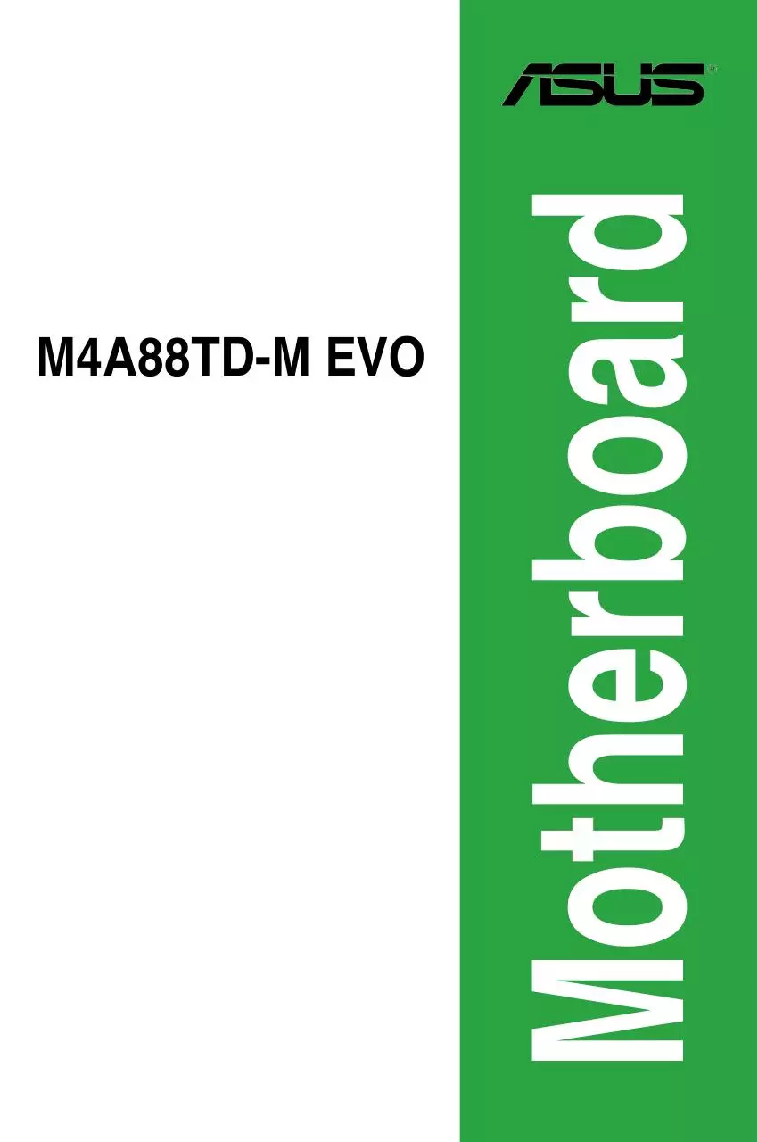 Page 1 of 80, E5341 M4A88TD M EVO