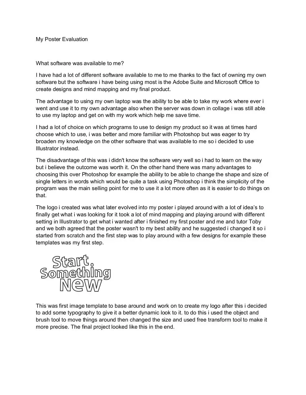 Page 1 of 2, Short Course Evaluation