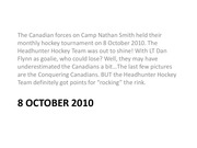 Page 1, Headhunter Hockey 8OCT