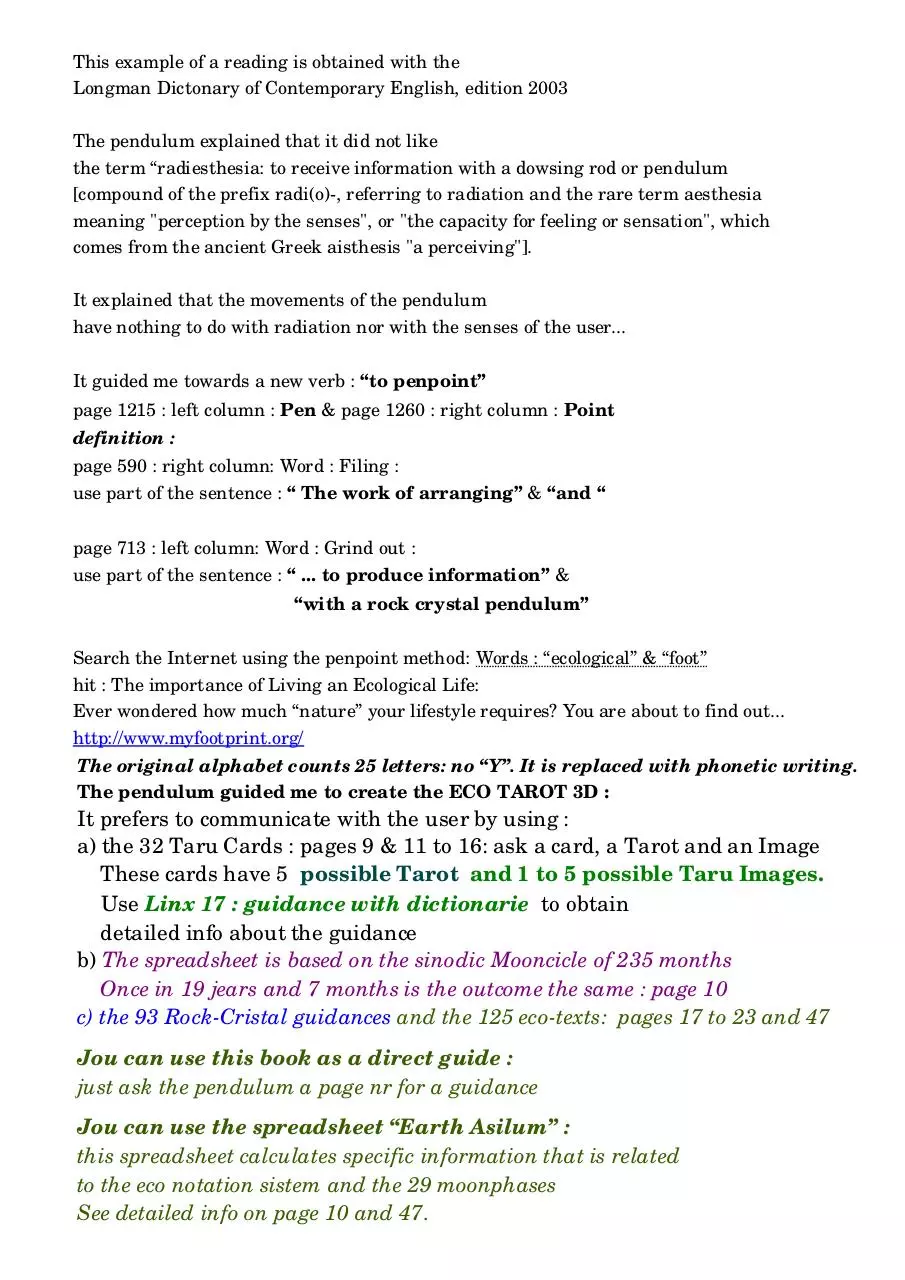 Page 3 of 47, Pendulum Divination EBook