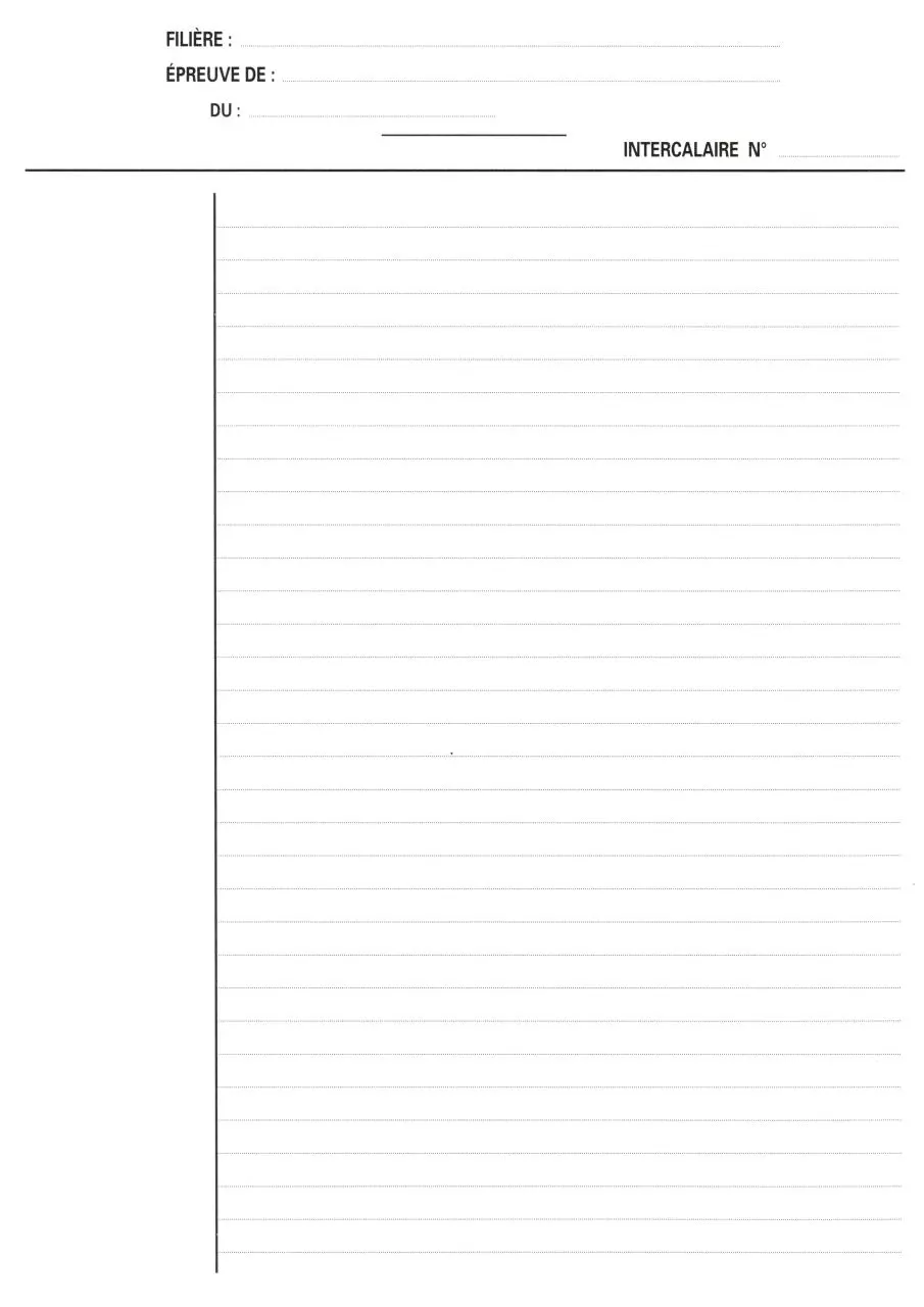 Page 1 of 2, Intercalaire Partiel