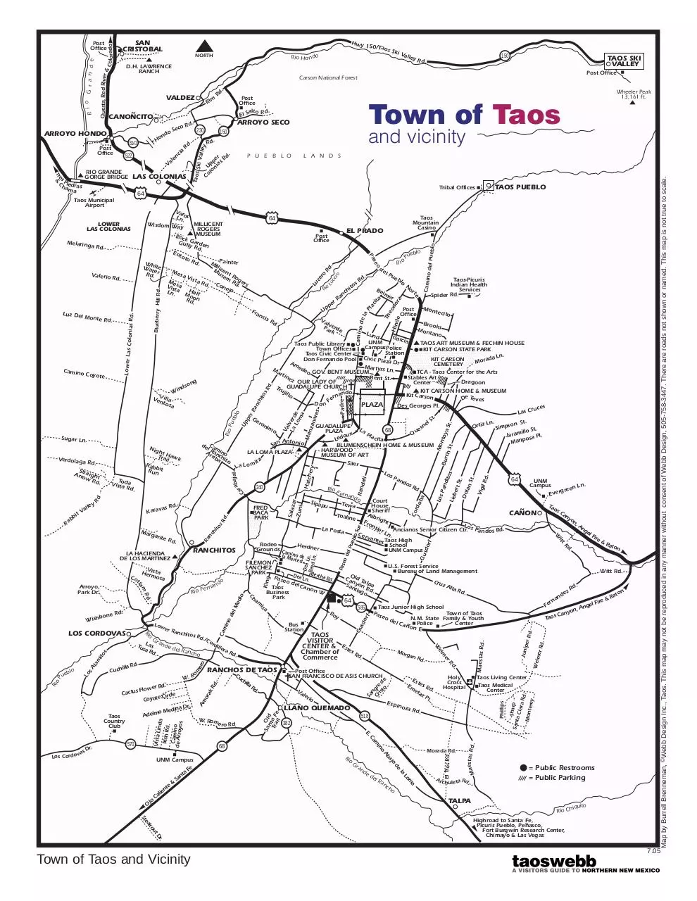 Page 1 of 1, taostown map 8.5x11
