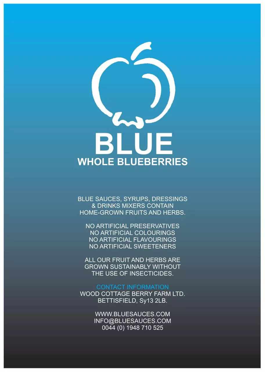 Page 4 of 4, BLUE Product Brochure 2010