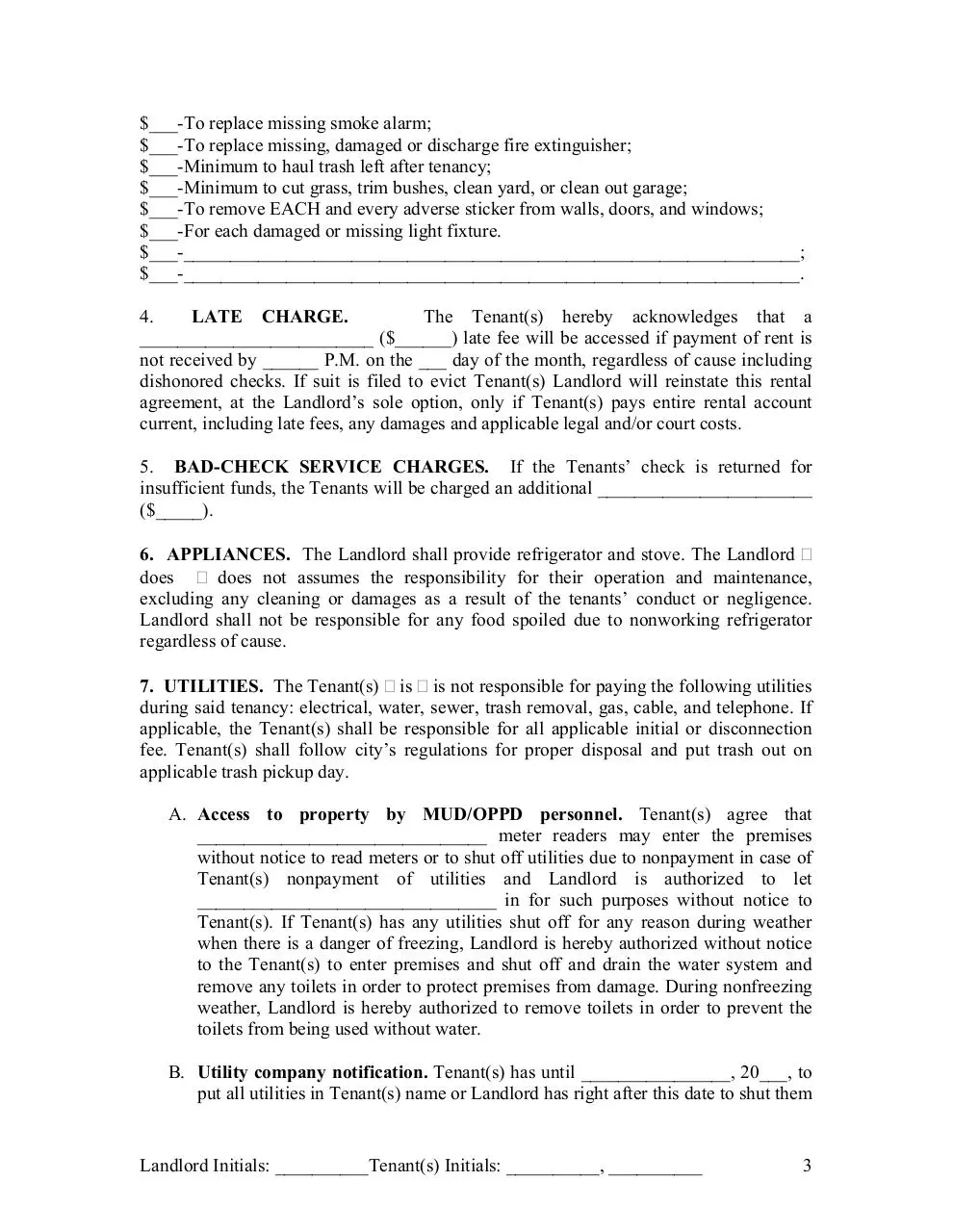 Page 3 of 9, Rental Agreement v2