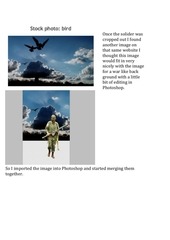 Page 3, Designing My War Poster By Daniel Carmichael