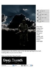 Page 4, Designing My War Poster By Daniel Carmichael