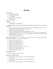 Page 2, Owl Hat
