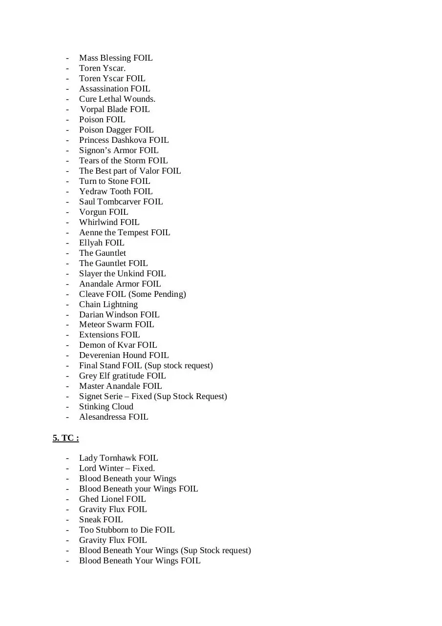 Page 2 of 10, BuyListNovember18