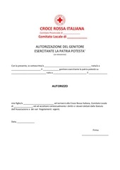 Page 5, Modulo Iscrizione CRI