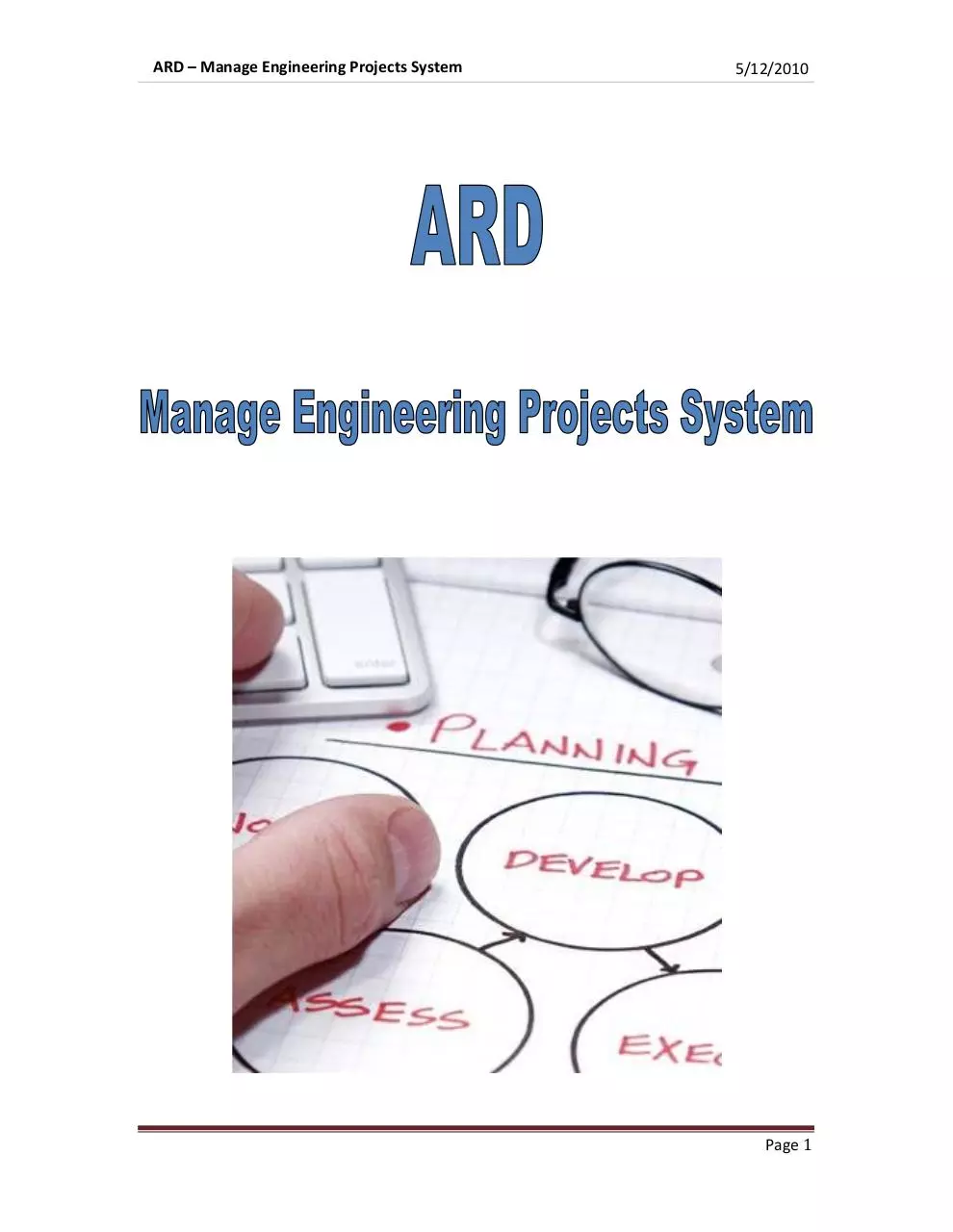 Page 1 of 40, FPMS ARD v1.3