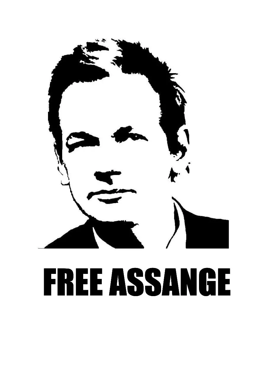 Page 1 of 1, FREE ASSANGE
