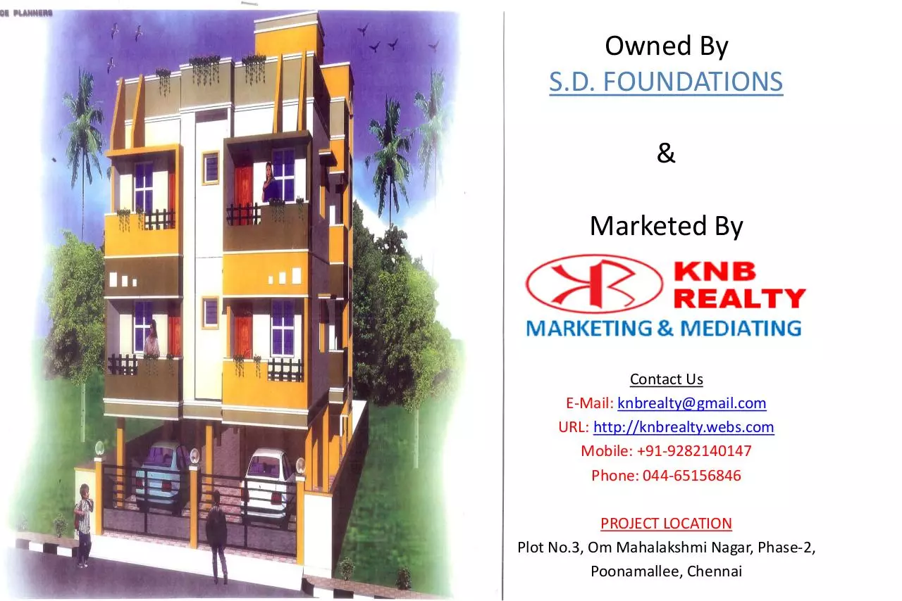 Page 1 of 7, ADINATH APARTMENT, POONAMALLEE