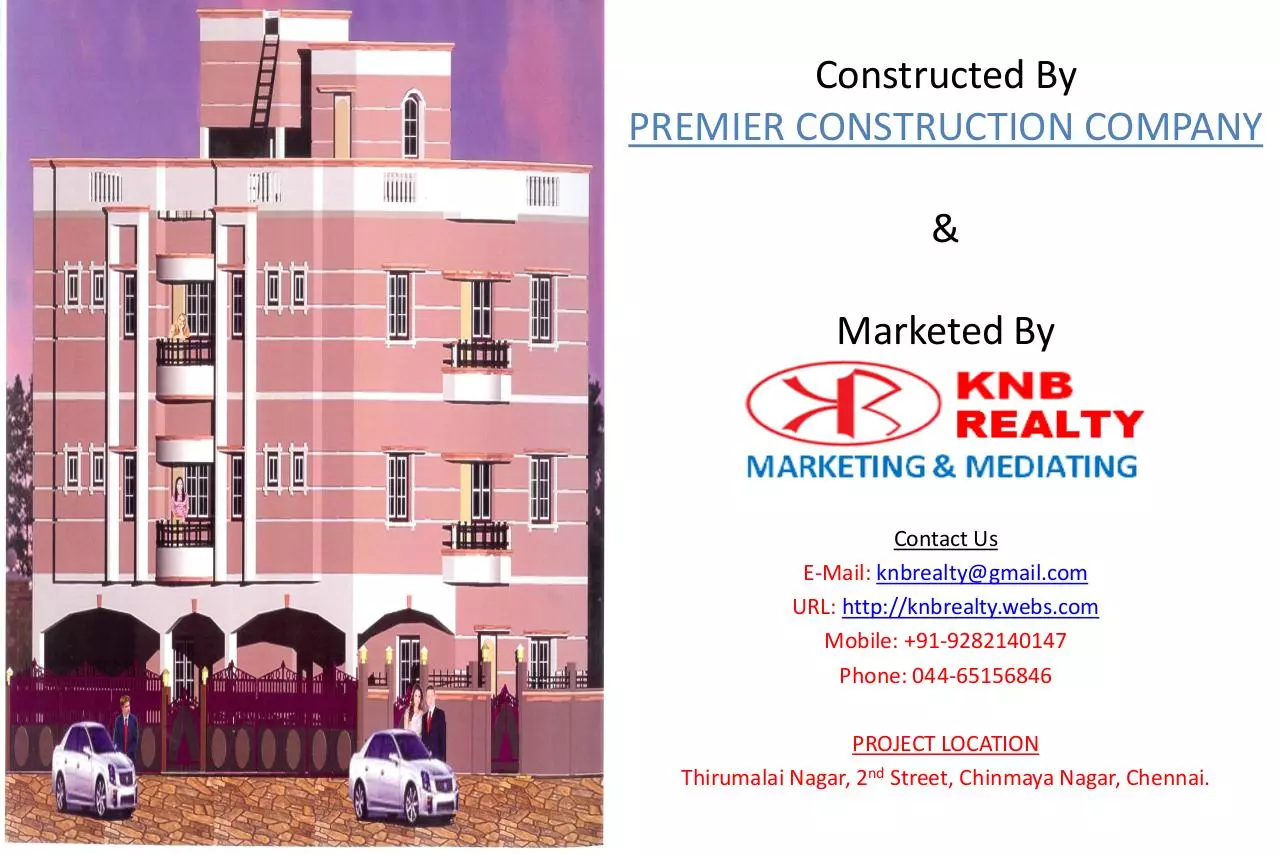 Page 1 of 8, CHINMAYA NAGAR, CHENNAI