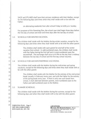 Page 3, Parenting plan proposed