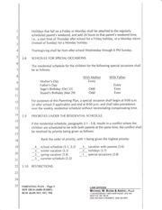Page 5, Parenting plan proposed