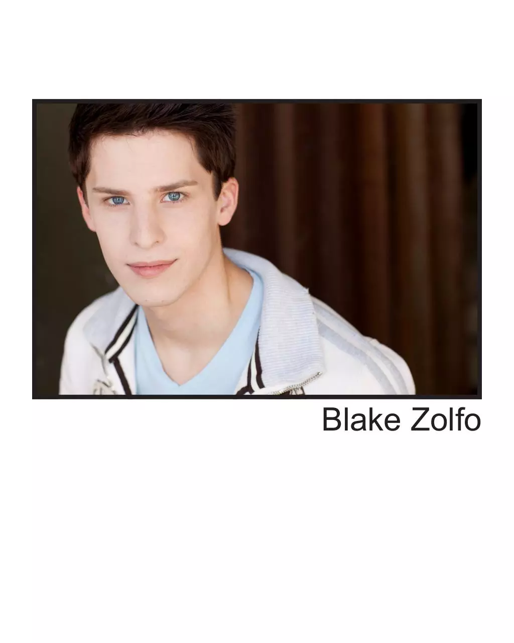 Page 1 of 1, Horizontal Headshot I