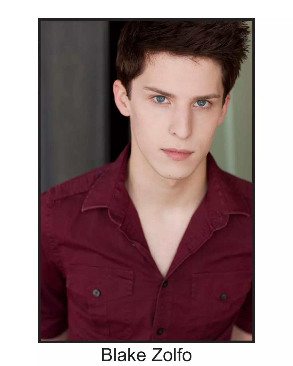 Page 1 of 1, Theatrical Headshot