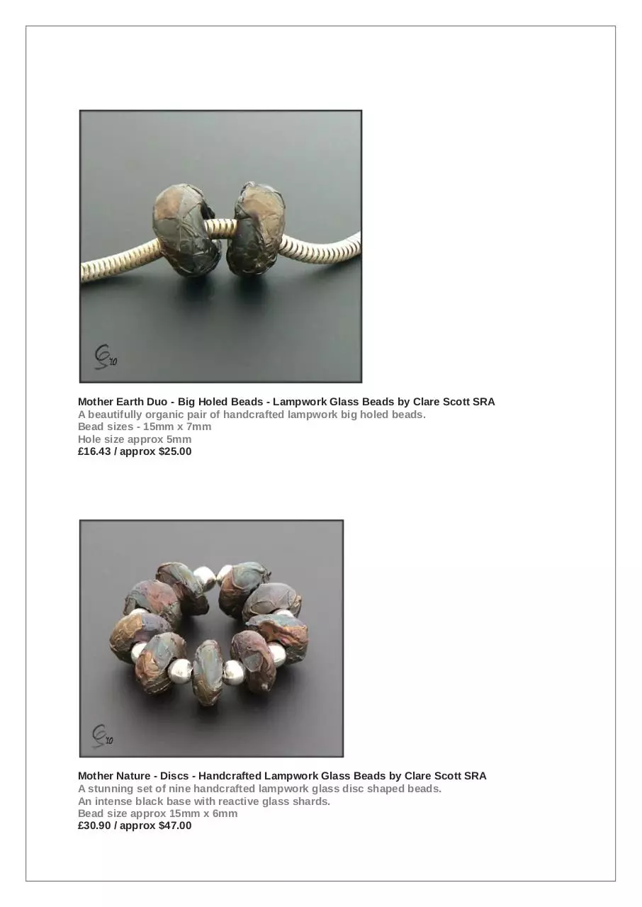 Page 4 of 46, BeadsbyClareScottCatalogueJan'11v1