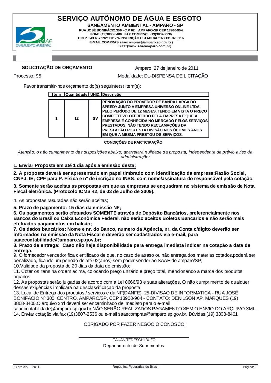 Page 1 of 2, provedor bandalarga