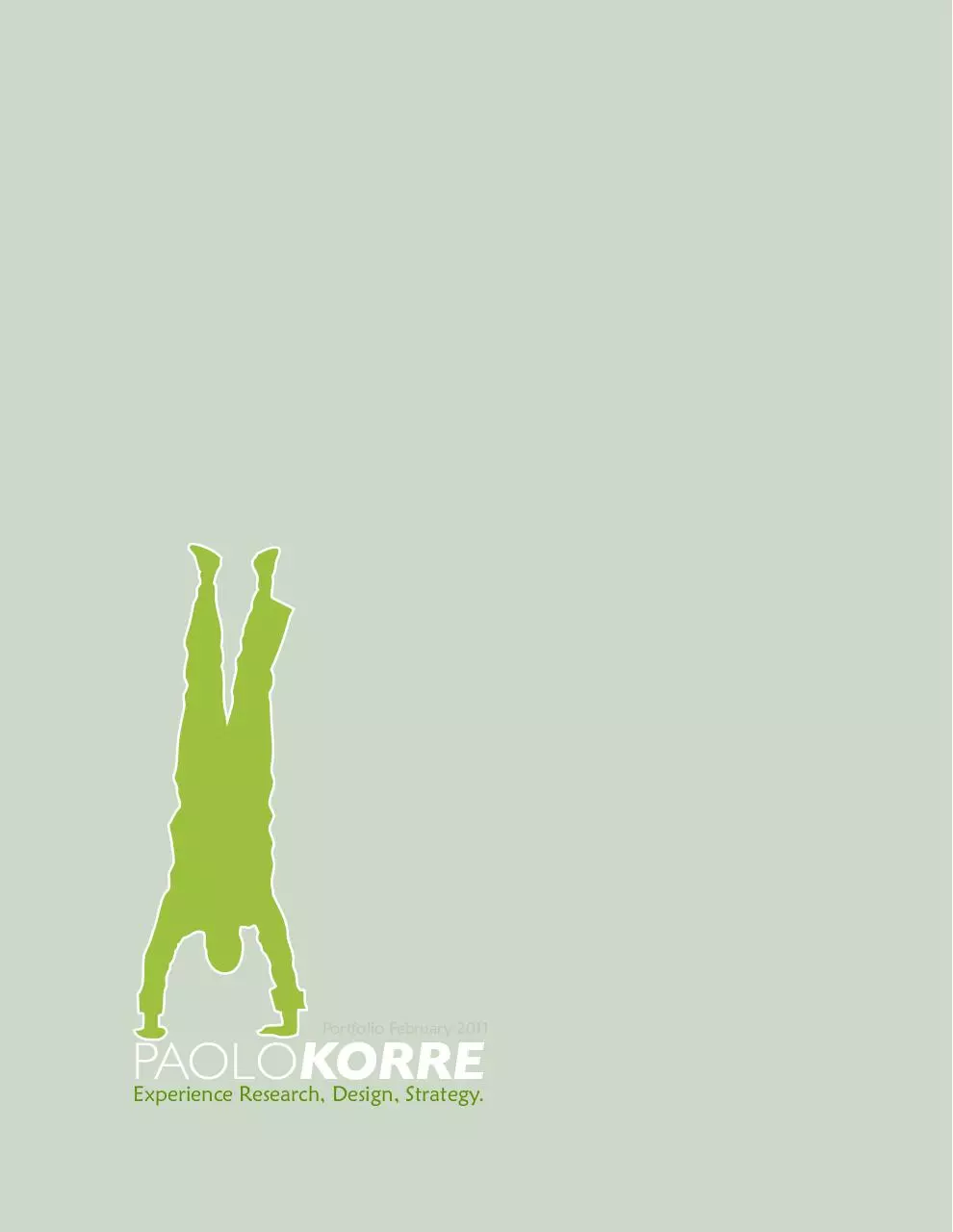 Page 1 of 15, Paolo Korre Porfolio 2.2011 landscape