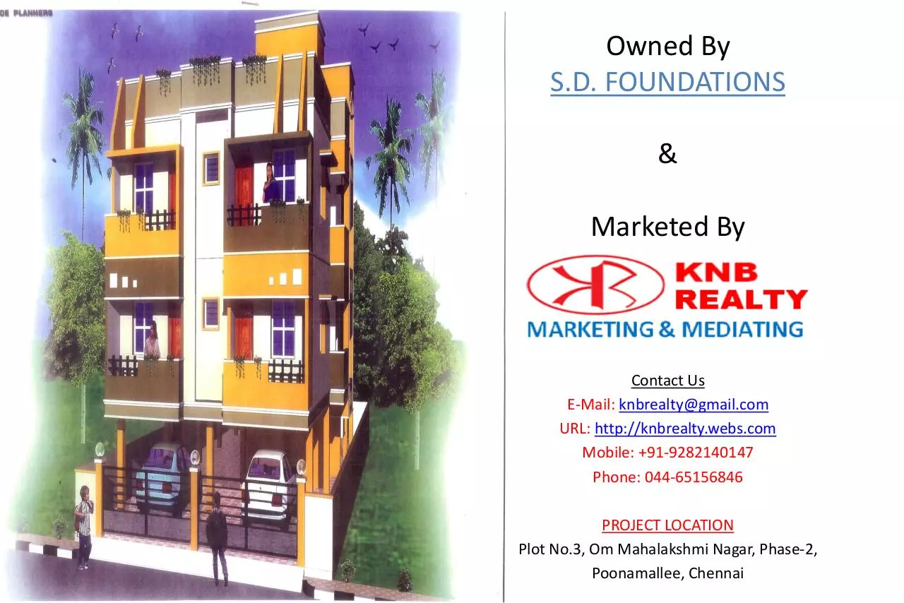 Page 1 of 7, ADINATH APARTMENT, POONAMALLEE