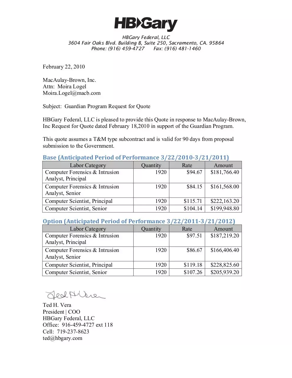 Page 1 of 1, guardian proposal