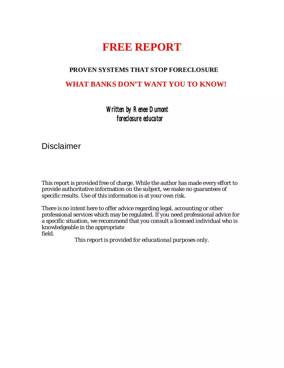 Page 1 of 5, Proven Systems12 9 10 Copy free report