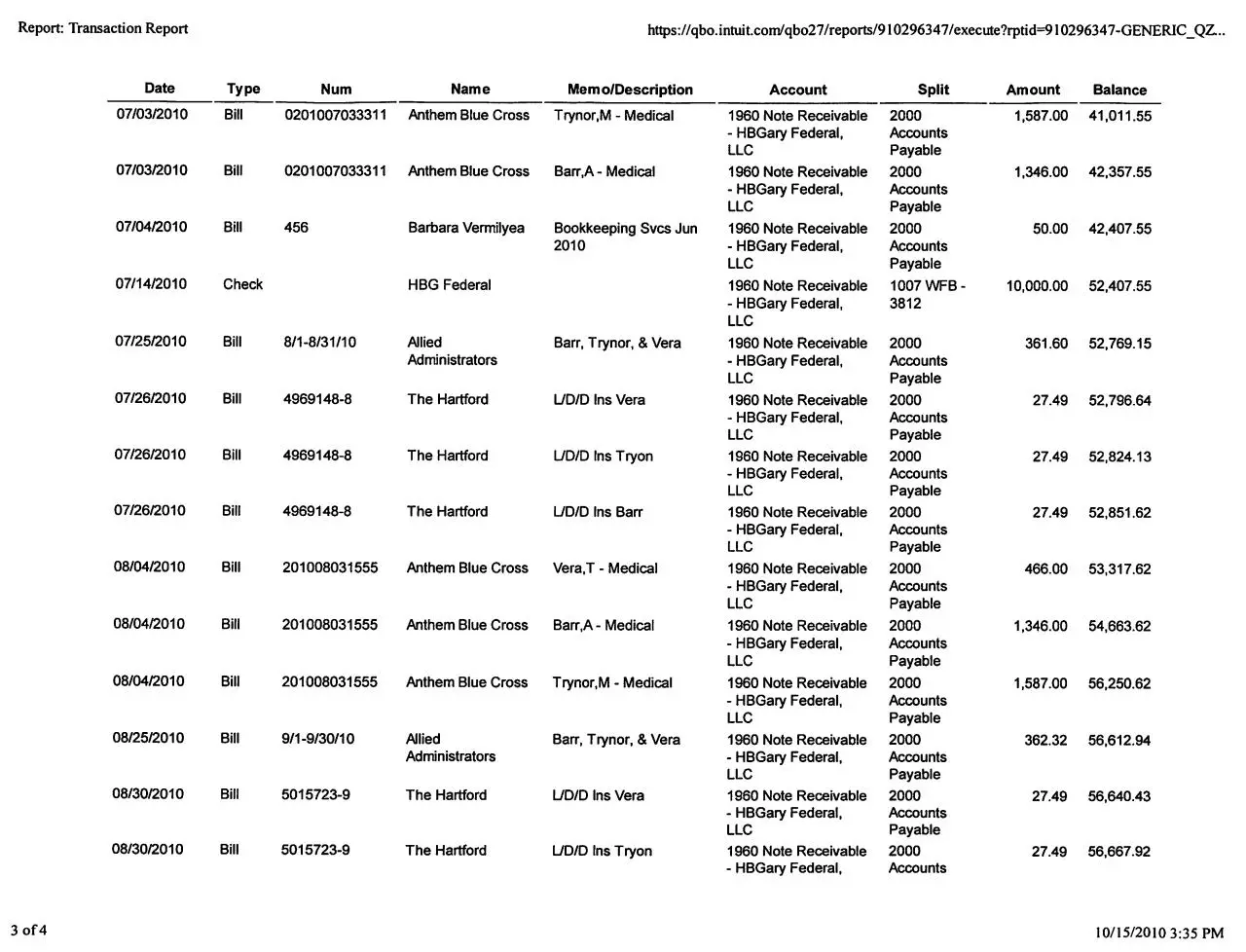 Page 3 of 5, transactions