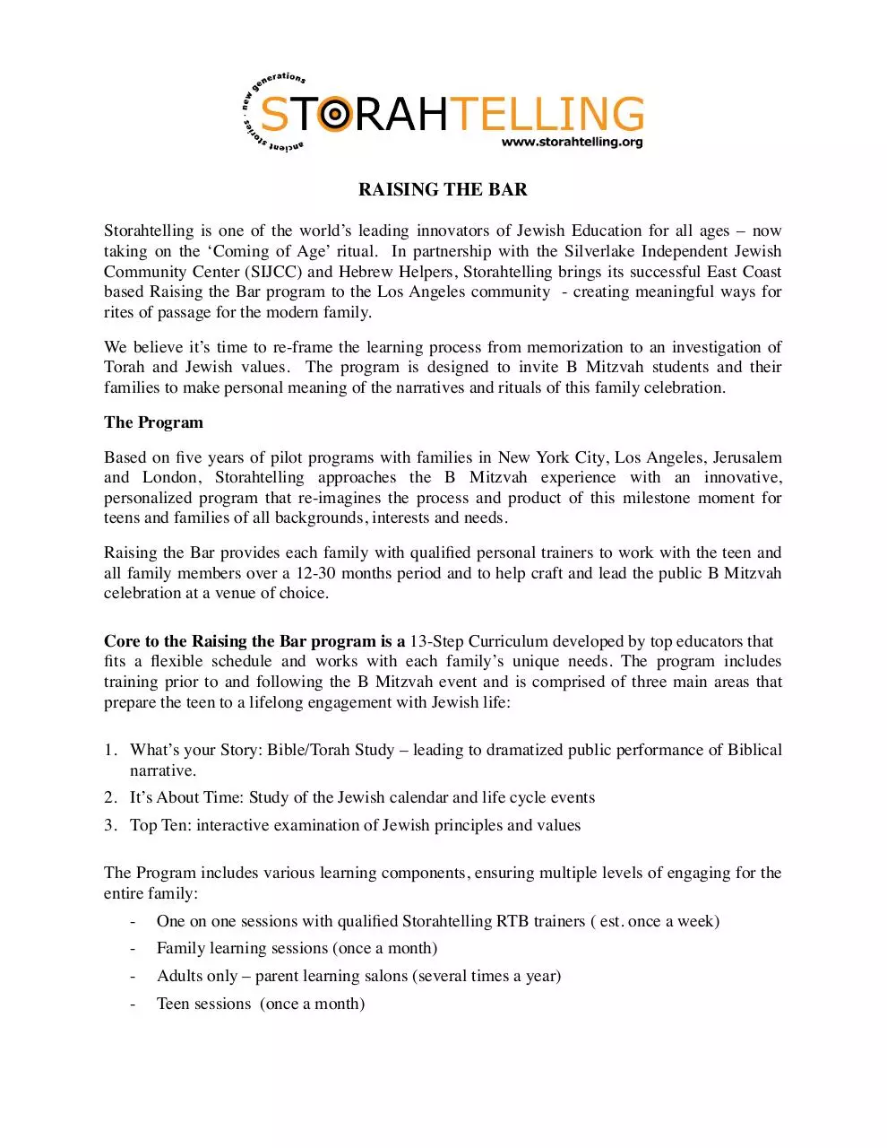 Page 1 of 2, B Mitzvah