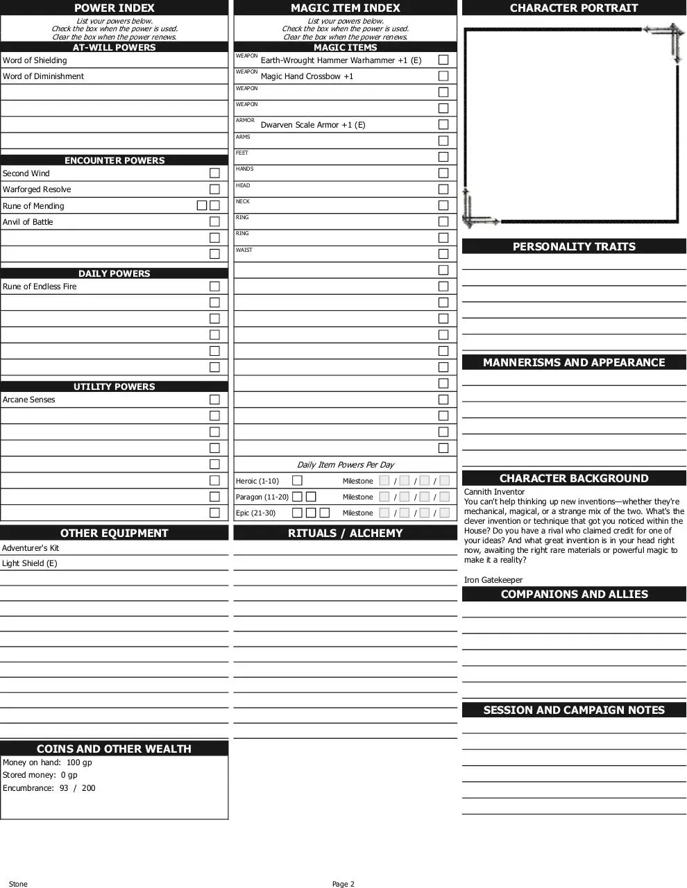 Page 2 of 3, Stone Tempus