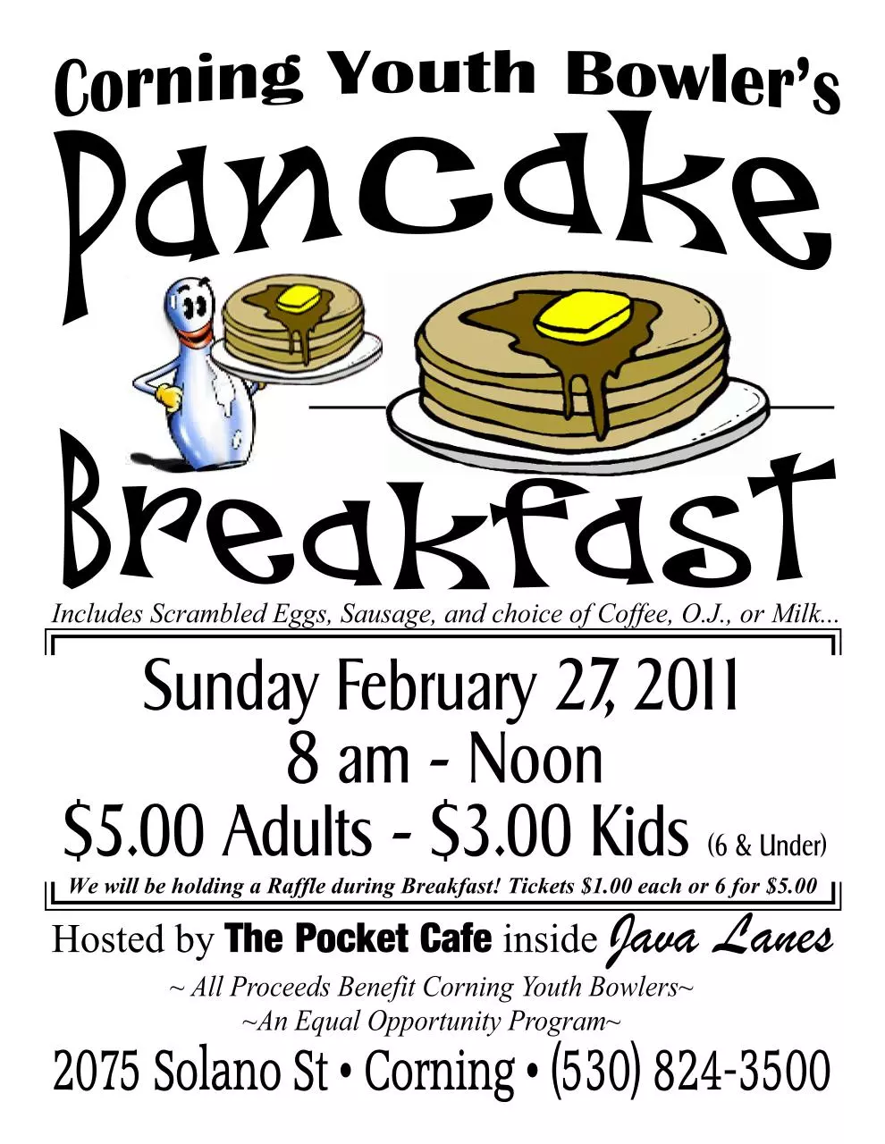 Page 1 of 1, pankcake breakfast