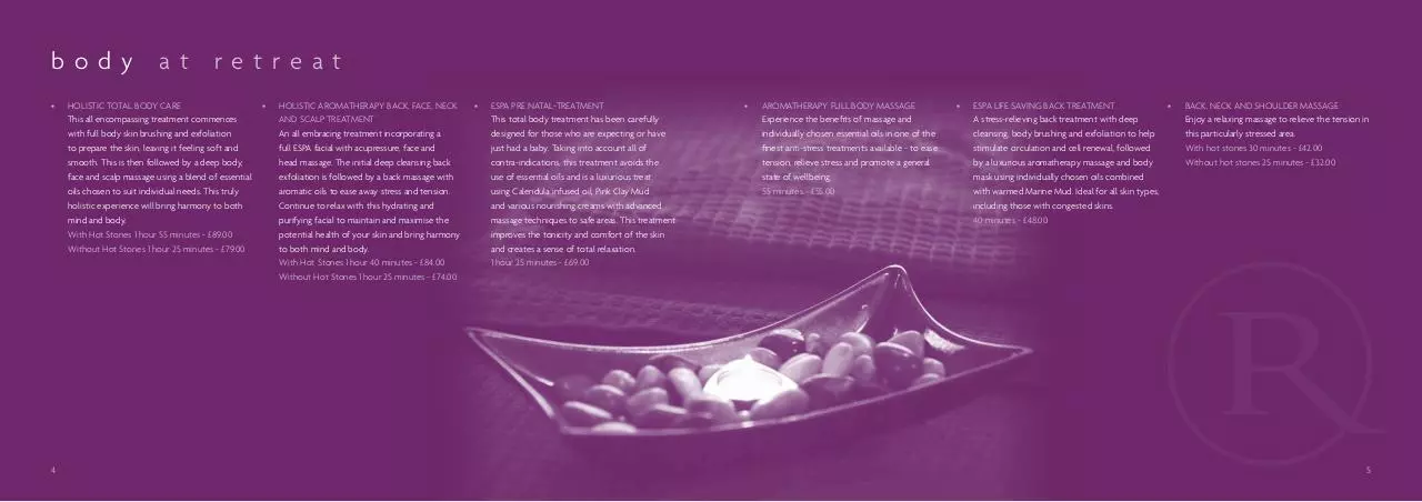 Page 4 of 13, 10905 Retreat Brochure 2 A5 Landscape Spot 519 PROOF