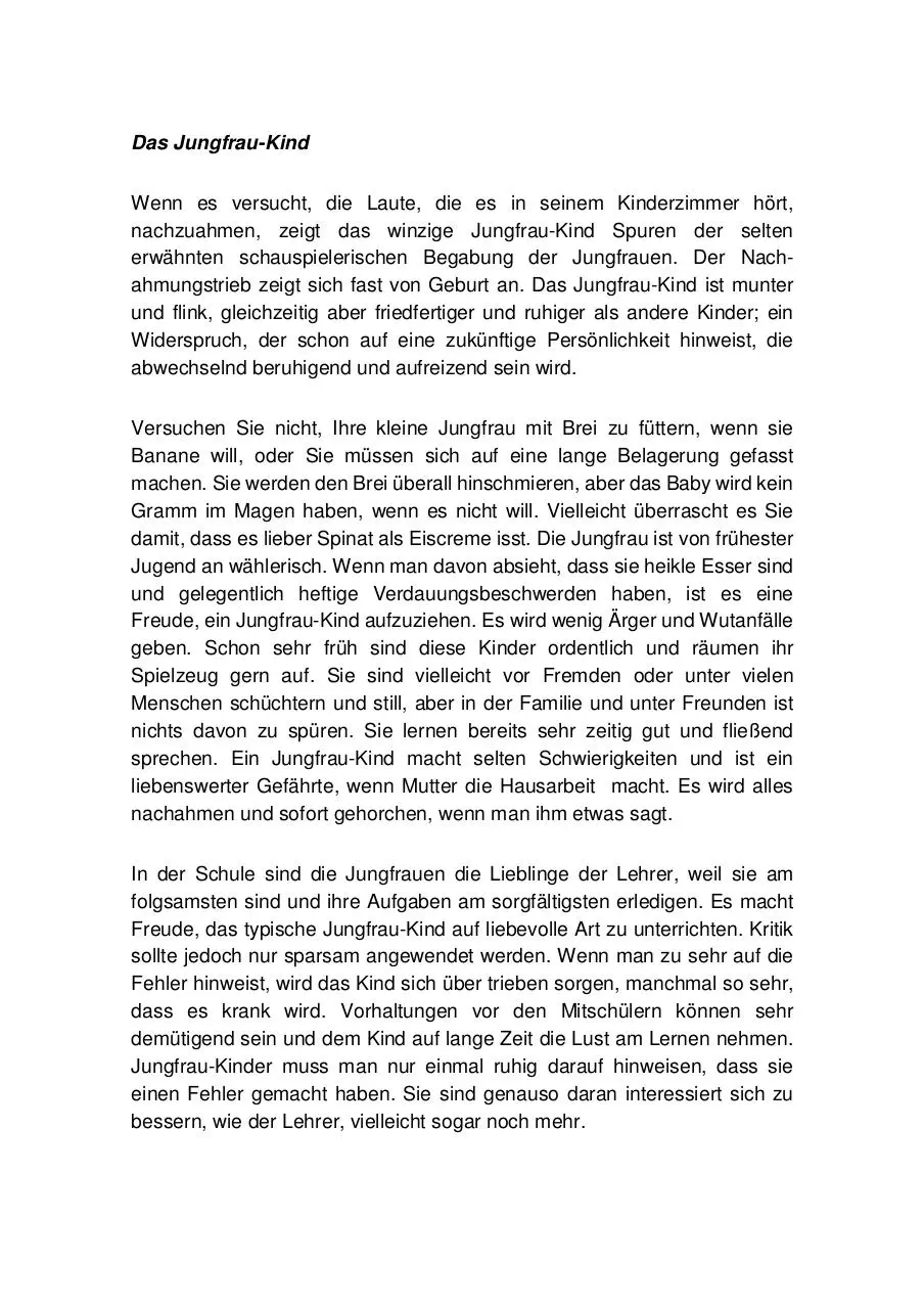 Page 1 of 4, Jungfrau Kind