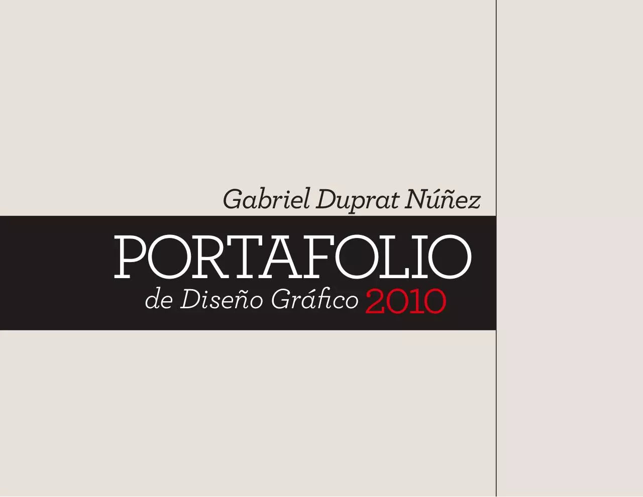 Page 1 of 24, Portafolio G Duprat 2010