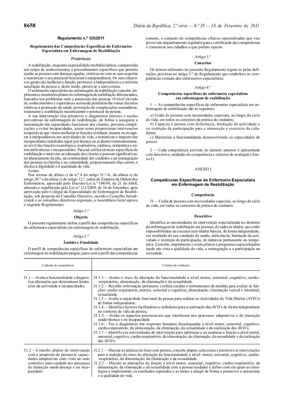 Page 1 of 2, Reg Comp Espec Enf Reab