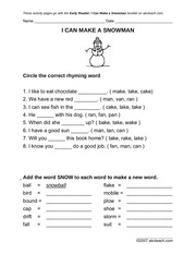Page 3, activity cansnowman primary