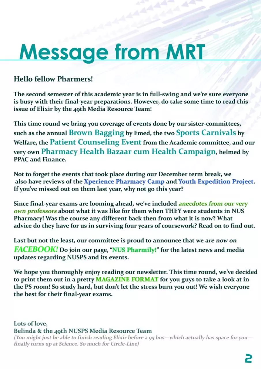 Page 3 of 47, Elixir May 10