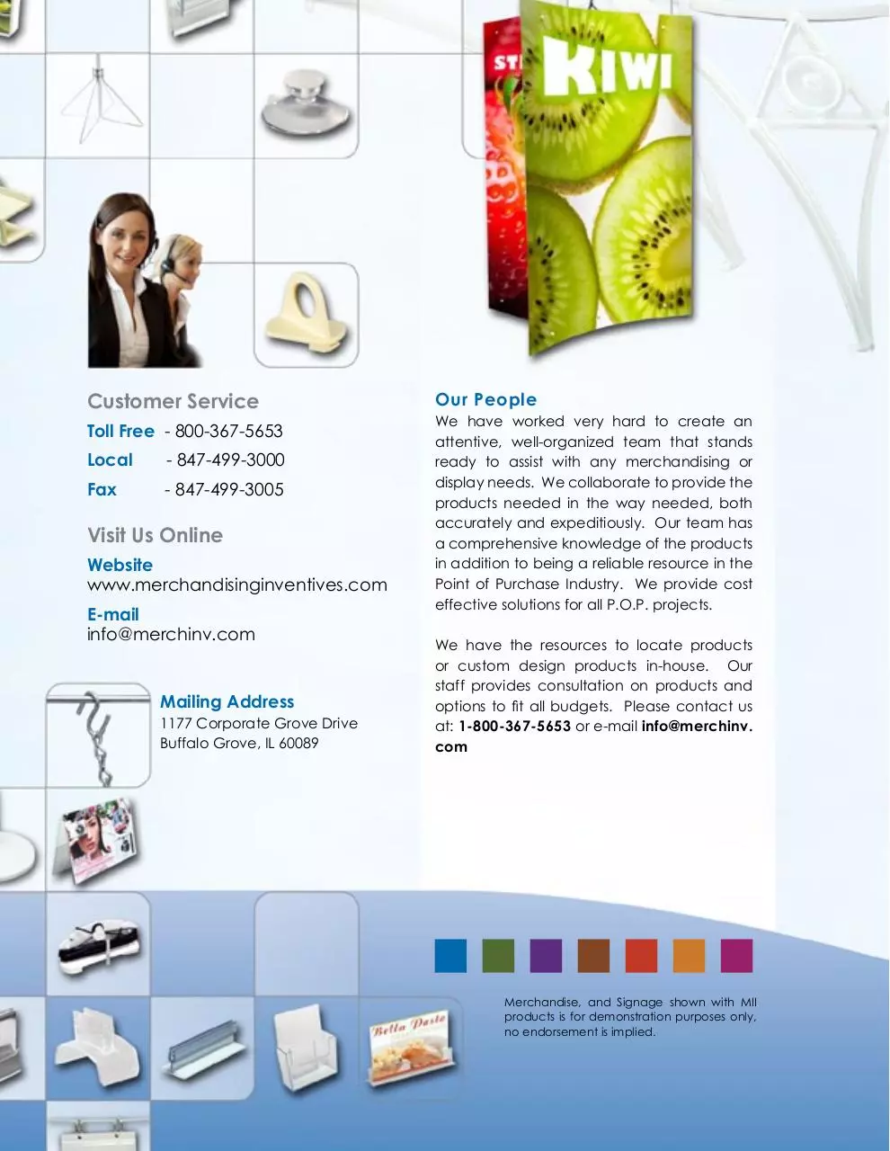 Page 2 of 108, merchandising inventives 2011 full catalog