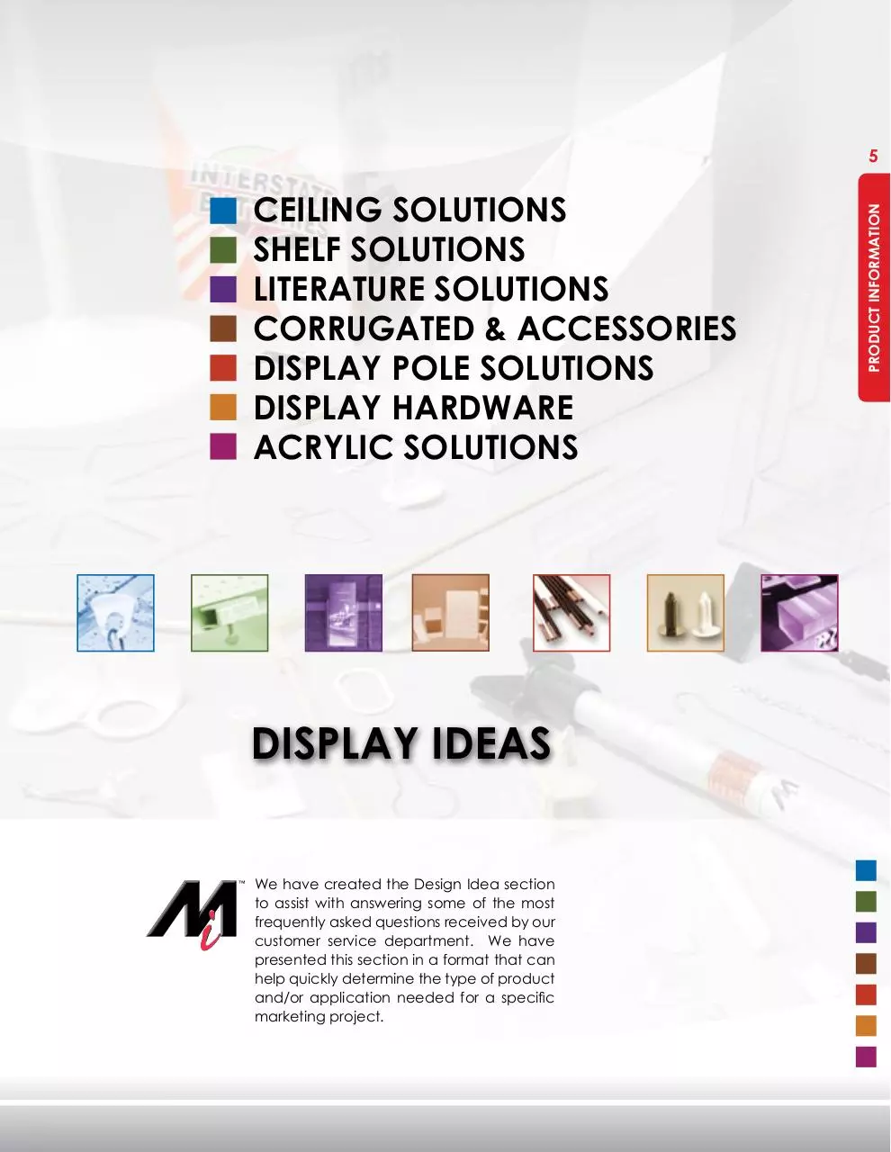 Page 5 of 108, merchandising inventives 2011 full catalog