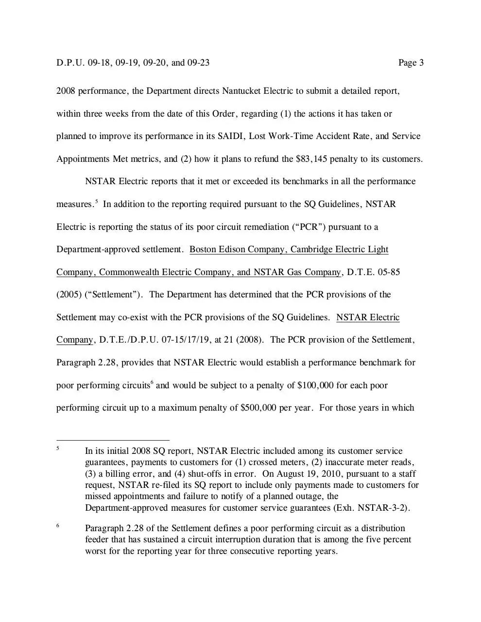 Page 5 of 10, Final Order 2008 Electric SQ 1 26 11