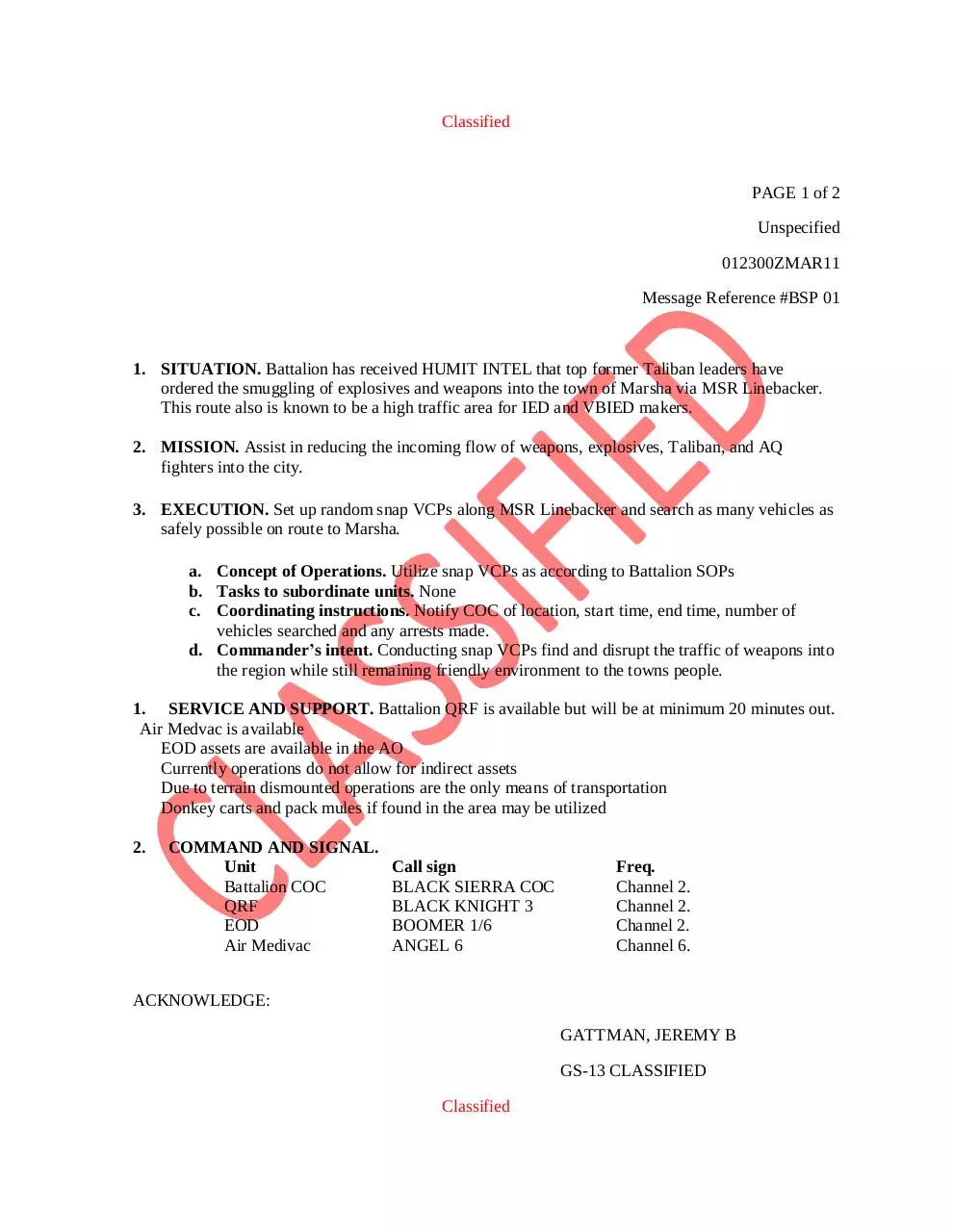 Page 1 of 10, BSP FRAGOS