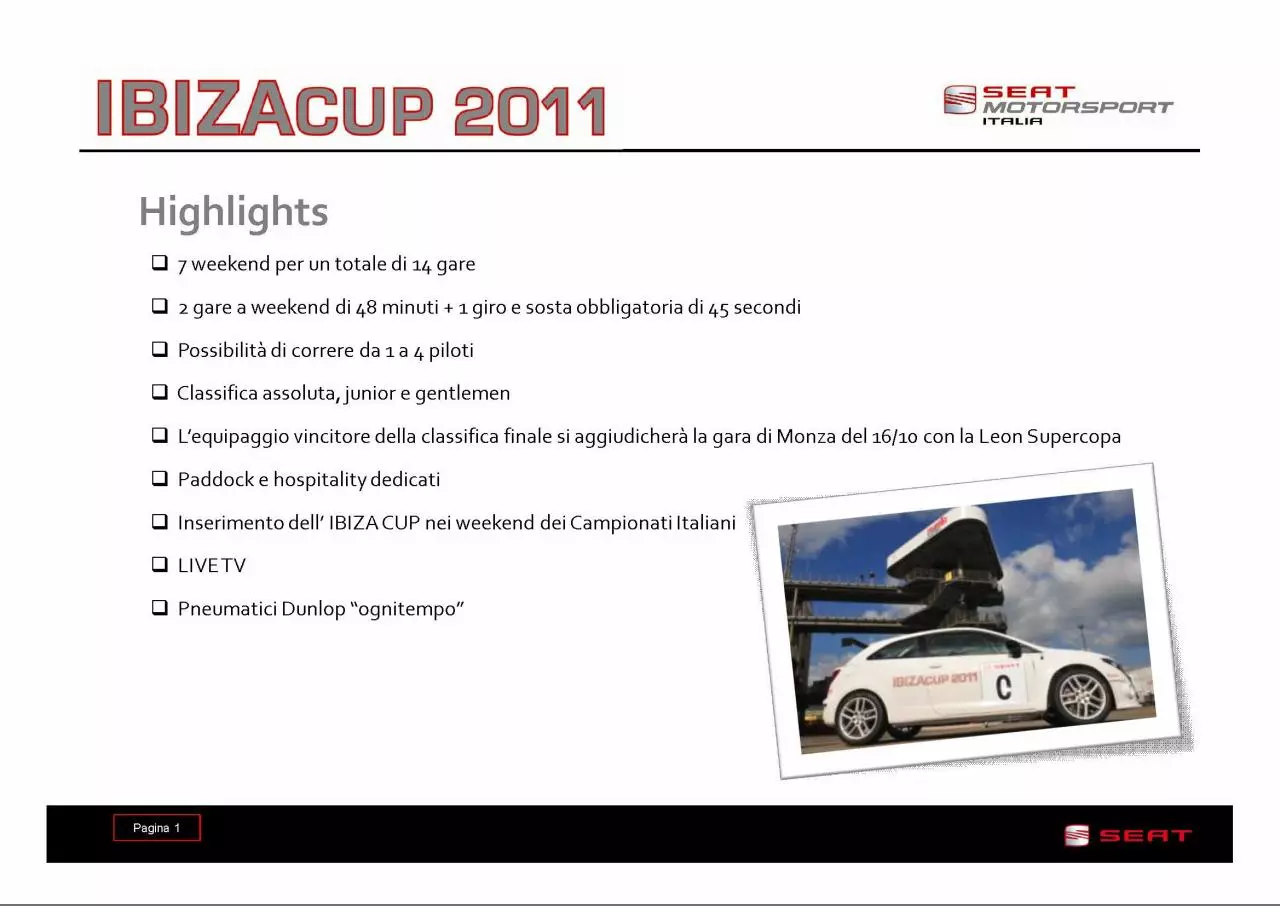 Page 2 of 16, Microsoft PowerPoint Presentazione IBIZA 2011 compressa