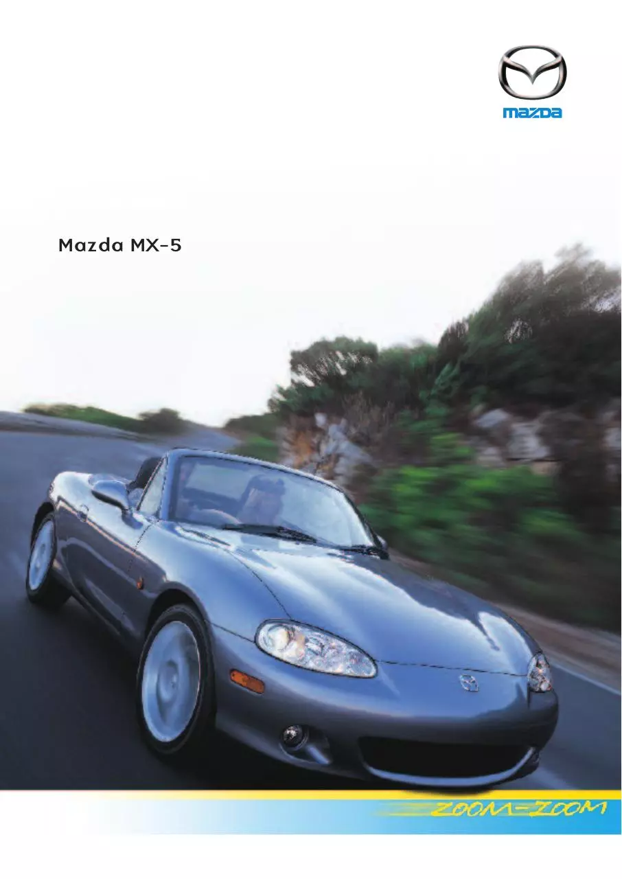 Page 1 of 24, MX5 brochure Dec2004