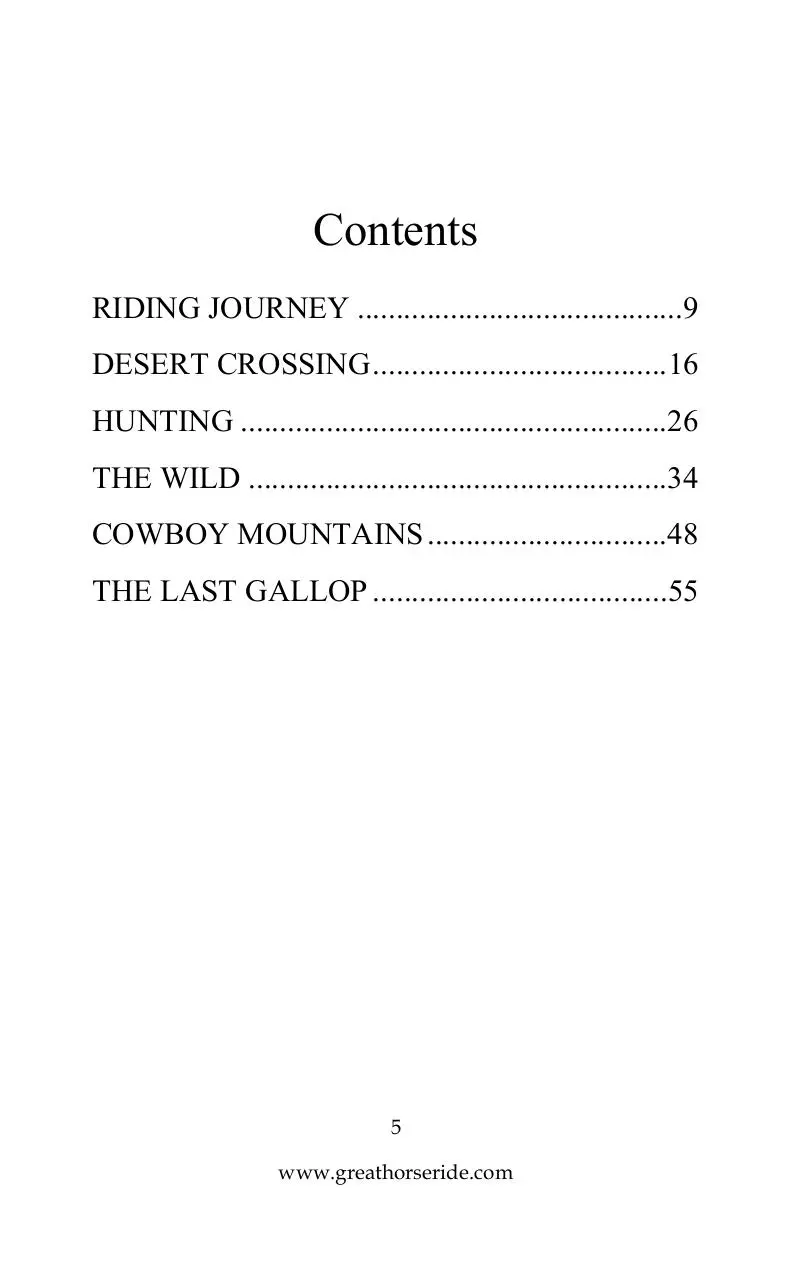 Page 5 of 60, La Grande Cavalcata The Great Horse Ride