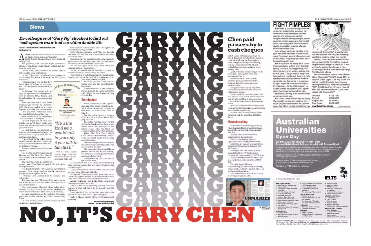 Page 1 of 1, 7 Jan Gary Ng
