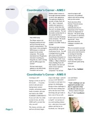 Page 2, March 2011 Newsletter