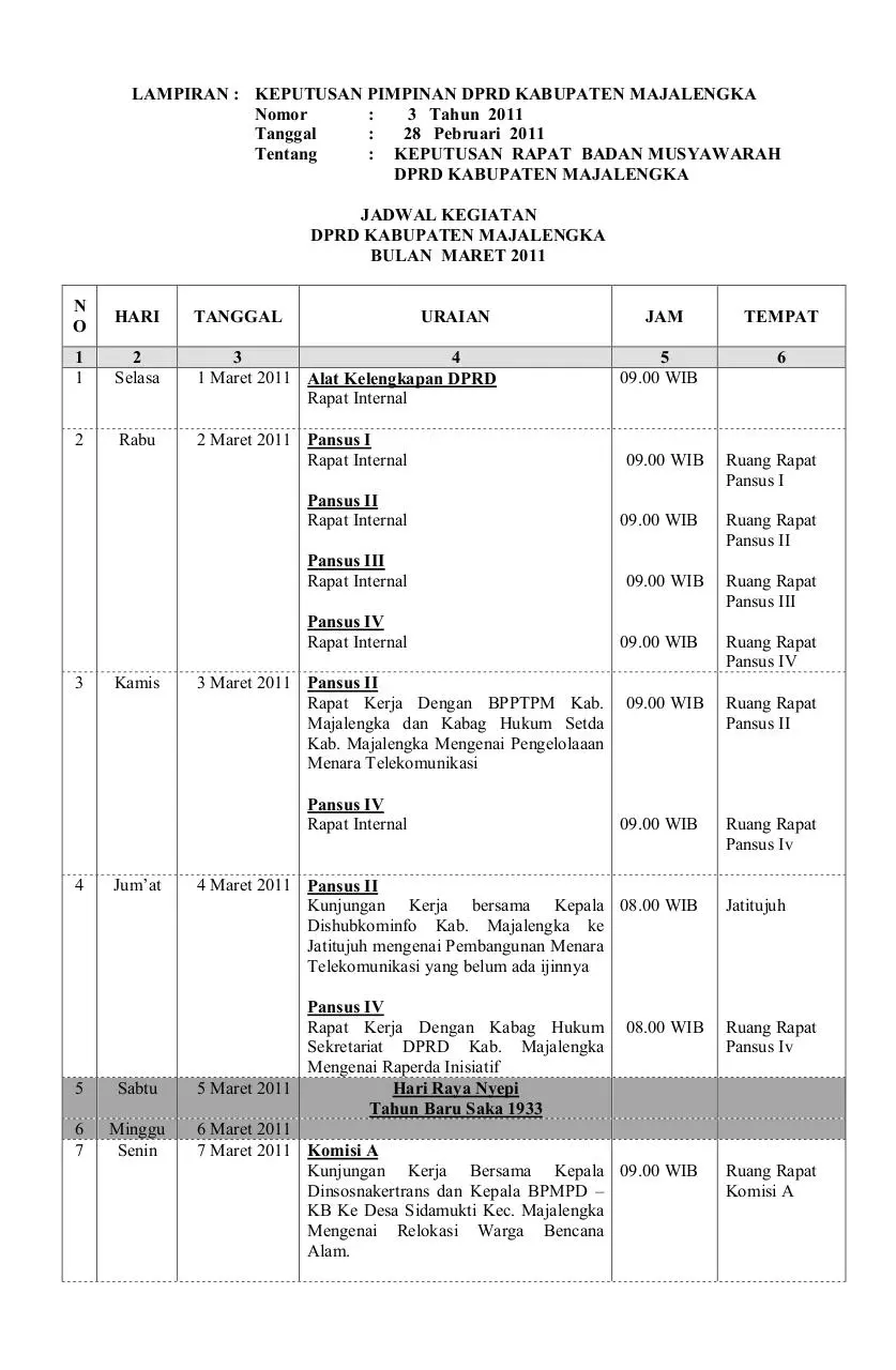 Page 1 of 8, MARET 2011